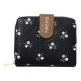 thumbnail image 3 of Fashion Women's Wallet Small Fresh Flowers Pattern Short Card Bag Multi-card Slot Card Holder Student Zipper Coin Purse, 3 of 4