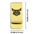 thumbnail image 2 of Stainless Steel Year of the Pig Zodiac Classic Slim Money Clip Credit Card Holder, 2 of 2