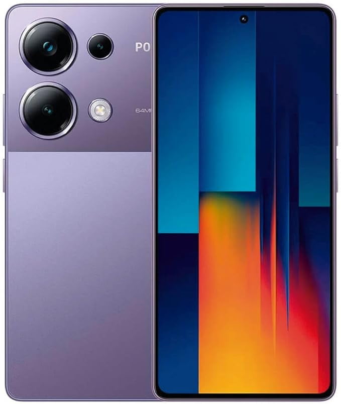 Xiaomi POCO M6 グローバル版 スマートフォン パープル 256GB Xiaomi Poco M6 Pro 4G LTE GSM (256GB + 8GB) 64MP Triple