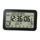 thumbnail image 4 of Reloj de pared electrónico, reloj de pared con fecha, despertador, decoración para mesita de noche, dormitorio. negro, 4 of 9