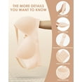 thumbnail image 6 of Cassie Liz Wireless Bra for Women Comfortable No Underwire Jelly Deep V Bras Seamless Soft Everyday Bras, 6 of 7