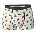 thumbnail image 6 of Men's Boxer Briefs, Cute Ladybugs Soft Comfy Mens Underwear Boxer Briefs Breathable With Widen Waist, 6 of 7