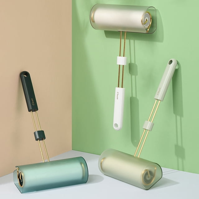 Xihbxyly Rodillo Quitapelusas, Diseño de Mango Ergonómico, Adherencia Ultra Fuerte, Fácil de Limpiar: Pelo de Mascotas, Polvo de Muebles, Coche y Ropa, Uso Doméstico y Hotelero, Tamaño 36 X 18,8 X 6,