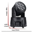 thumbnail image 2 of 7 Bee 4 In 1 RGB Beam Projector LED Stage Light 512 Sound Control Rotate Shake Head Effect Light Disco Dj Music Party ,Party Event Wedding Holiday Bar Club, 2 of 10