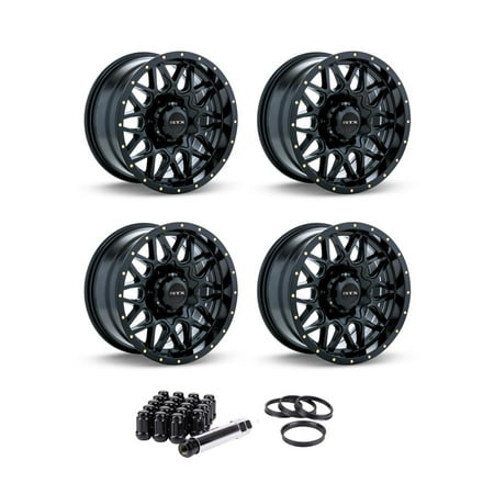 18 Inch Black Rims (Set of 4) for 2023 Nissan Titan XD, RTX 81874-CY