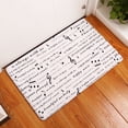 thumbnail image 4 of Estera de cocina, impresión de notas musicales, almohadilla antideslizante, alfombrilla de baño, características líderes de clase, 4 of 7