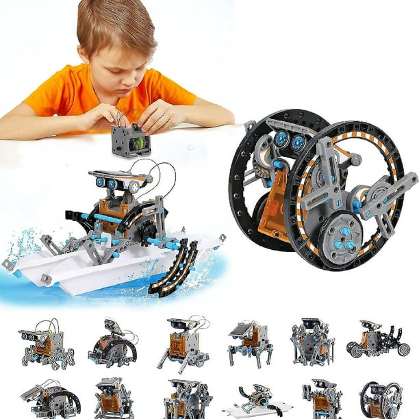 Jouets de robot STEM pour garçons de 6 à 12 ans, kit de