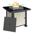 thumbnail image 1 of Outsunny 32" Outdoor Propane Gas Fire Pit Table, 50,000 BTU, Grey, 1 of 10