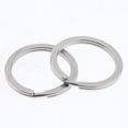 thumbnail image 3 of kurtrusly 10Pcs Stainless Steel O Ring Sports Key Chain Buckle Holder Camping Silver 30mm, 3 of 9