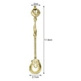 thumbnail image 5 of Joernso Stirring Spoon Creative Design Vintage Elegant Mini Royal Style Zinc Alloy Carved Fruit Dessert Spoons for Home, 5 of 8