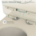 thumbnail image 3 of Concorde One Piece Square Toilet Dual Flush 1.1/1.6 gpf in Bisque, 3 of 14