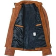 thumbnail image 4 of Pure Leather Slim Fit Lambskin Jacket Men - Classic Rider Casual Collar Style Jacket, 4 of 7