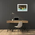 thumbnail image 3 of Remington, Frederic 24x17 White Modern Wood Framed Museum Art Print Titled - A Halt in the wilderness, 3 of 4