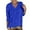 Blue, variant on Casual Loose Knit Pullover Sweater Shimmering Glitter Fashion Versatile Turtleneck Top