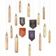 thumbnail image 1 of Papel colgante Amscan Harry Potter para decoración de fiesta, paquete de 24, 1 of 1