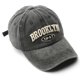 thumbnail image 3 of 1 unids Sombrero masculino personalizado lavado letras viejas bordado lengua de pato sombrero de viaje al aire libre protección solar femenina sombrilla pareja gorra de béisbol JM, 3 of 5