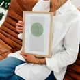thumbnail image 5 of Green Moon No.2 - Collage Oak Framed Wall Art Print 16 x 20 inches, 5 of 71
