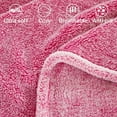 thumbnail image 3 of Exclusivo Mezcla Plush Fuzzy Large Fleece Throw Blanket (50" x 70", Mixed Hot Pink)- Soft, Warm and Lightweight, 3 of 8