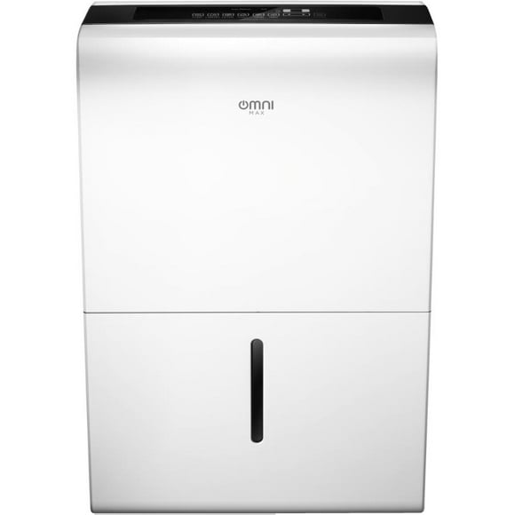 50 Pint Portable Dehumidifier - with 2 Speeds, White + Black