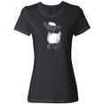 thumbnail image 3 of Inktastic Cute little lamb Women's T-Shirt, 3 of 5