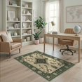 thumbnail image 2 of ODIKA Vintage Engraved Funky Currency Note Bold Border Collage Motif Non-Slip Chair-Friendly for Home Office, Gaming Room, Under Desk, 2 of 7