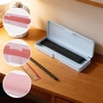 thumbnail image 6 of Pencil Box Plastic Double-Sided Storage Case for Students and Office, Hard Shell Stationery Organizer for Pencils Pens and Erasers, 6 of 6