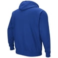 thumbnail image 3 of Men's Colosseum Royal Kansas Jayhawks Sunrise Pullover Hoodie, 3 of 3