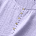 thumbnail image 6 of Cilsoka Women Summer Tank Tops Round Neck Sleeveless Front Pleated Button Down Tunic Casual Outfit 2026 Basic Loose Shirts, 6 of 7