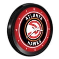 thumbnail image 2 of Atlanta Hawks 15" Ribbed Frame Wall Clock, 2 of 5