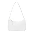 thumbnail image 1 of Bolso Cuero Suave PU para Mujer Hombro Informal Color Sólido () Blanco, 1 of 9