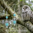 thumbnail image 3 of DVEATR Sterling Silver Turquoise Earrings for Women Animals Dragonfly Owl Feather Turtle Butterfly Dangle Earrings Western Bohemia Jewelry Birthday Mothers Day Gifts for Mom, 3 of 10