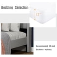 thumbnail image 6 of WJORATA Upholstered Platform King Size Bed Frame with Headboard Wooden Slats Support,Light Grey, 6 of 6