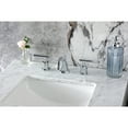 thumbnail image 2 of Kingston Brass KB8911CML Manhattan Two-Handle 3-Hole Deck Mount Widespread Bathroom Faucet with Pop-Up Drain in Polished Chrome, 2 of 8