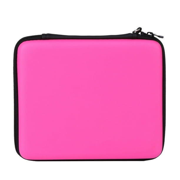 Estuche Con Almacenamiento Soporte Protector Duro para 2DS() Rosa