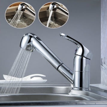 Portable Hot Cold Water Tap Extensible Mixer Tap Copper