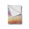 thumbnail image 2 of Beach Soft Flannel Fleece Blanket, Dream Sky with Rainbow Colors in the Morning Seascape Fantasy Imaginary Planet Photo, Cozy Plush for Indoor and Outdoor Use, 50" x 60", Blue Purple, by Ambesonne, 2 of 6