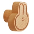 thumbnail image 2 of Gancho de pared Jadeshay Gancho de madera con forma de conejo, 2 of 12