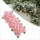 thumbnail image 4 of Panel de flores de rosas artificiales Centros de mesa Arreglos florales de seda Rosado, 4 of 7