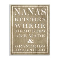 Stupell Industries Nanas Kitchen and Spoiled Grandkids Light Novelty Painting Unframed Art Print Wall Art, 13 x 19