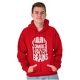 thumbnail image 4 of Funny Zombies Like Me For My Brains Hoodie Hooded Sweatshirt Men Brisco Brands X, 4 of 6