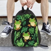 Frog Backpack Double Shoulder Backpack Durable, Spacious, Ergonomic Design for Travel, Work & Outdoor Use