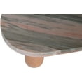 thumbnail image 6 of Meridian Furniture Messina Pink Genuine Marble Coffee Table, 6 of 7
