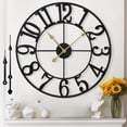 thumbnail image 1 of Reloj de pared Mee 2ou, grande, 47 cm, decoración vintage para sala de estar, 1 of 7