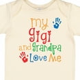 thumbnail image 4 of Inktastic My Gigi and Grandpa Love Me Boys or Girls Baby Bodysuit, 4 of 5