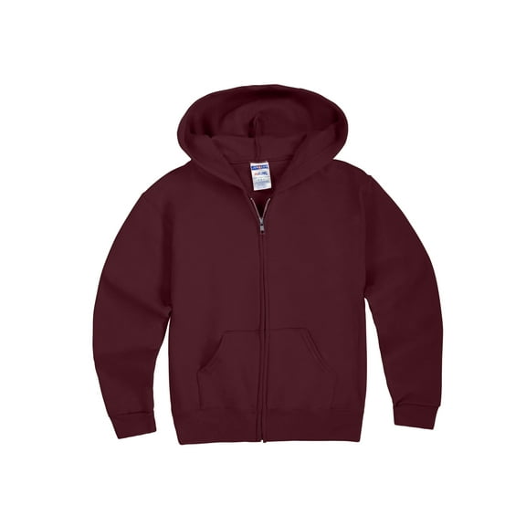 Jerzees Mid-Weight Fleece Full-Zip Hooded Sweatshirt