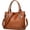 Brown, variant on Large Capacity Tote Bag Fashion Tide One Shoulder Oblique Span Women's Bag (blue)