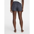 thumbnail image 4 of Joyspun Women's Woven Pajama Boxer Shorts, 3'' Inseam, Sizes XS-3X, 4 of 7