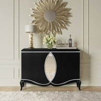 Acme Ashor Console Cabinet, Black Finish