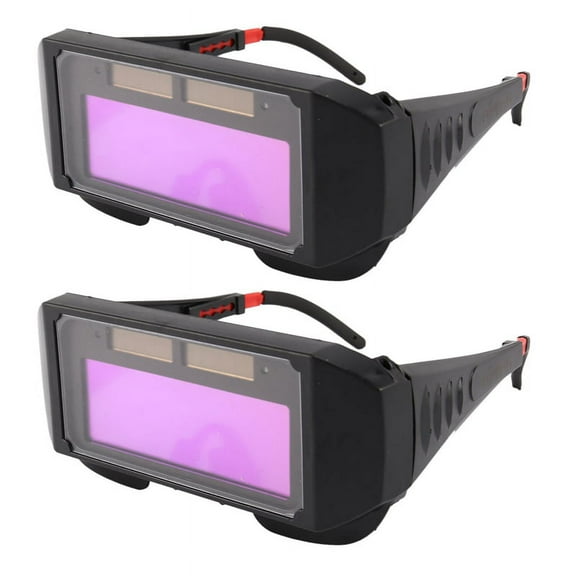 2X Automatic Photoelectric Welding Glasses Solar Powered Auto Darkening Welding Mask Helmet Eye Goggle Welding Glass