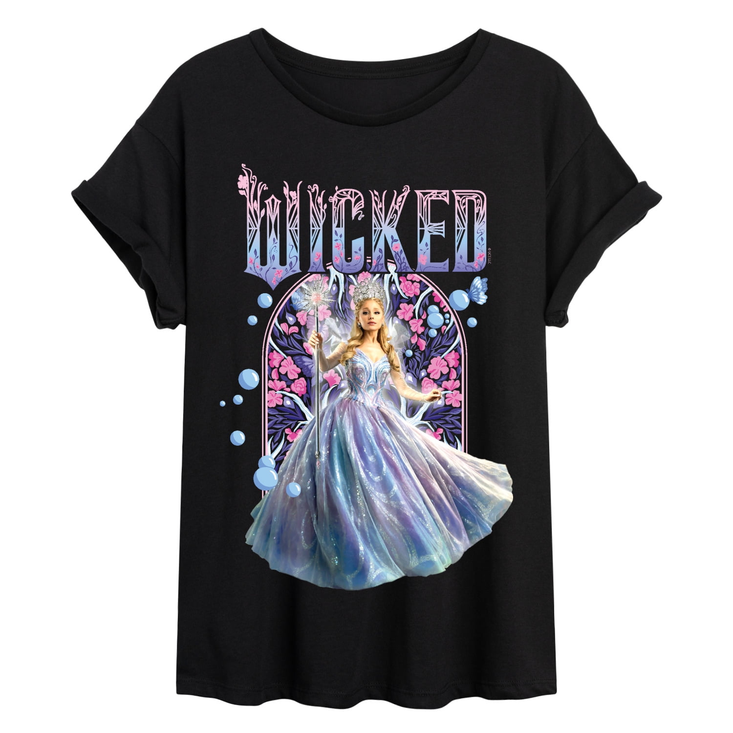 Wicked - She's So Good - Juniors Cropped Graphic T-Shirt - Walmart.com
